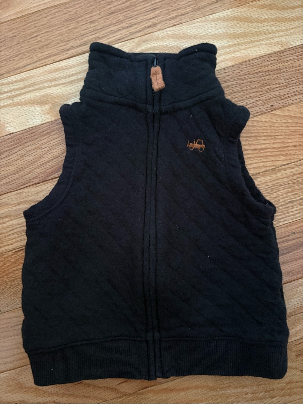 12 M CARTERS BLACK VEST